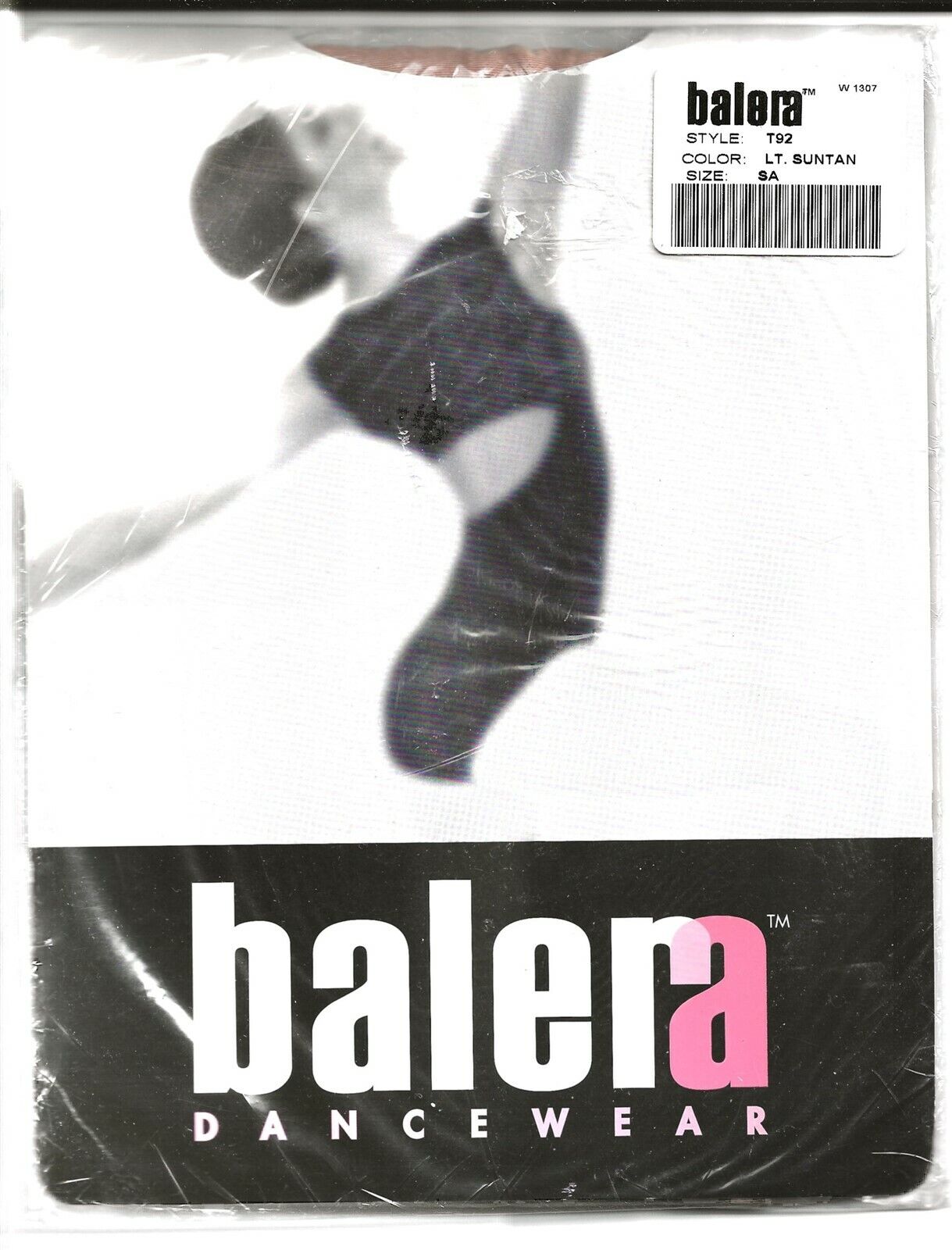 Balera Dancewear Shimmer Footed Tights T92 SA safety NIP sz Lt. Inexpensive Suntan