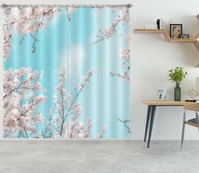 3D Flower Branch ZHUA272 Blockout Photo Curtain Fabric Window Amy