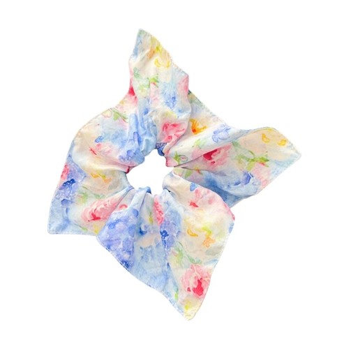 Oil Painting Scarf Hair Tie Boutique Theme Hairband Ponytail Holder For Women - 第 10/10 張圖片