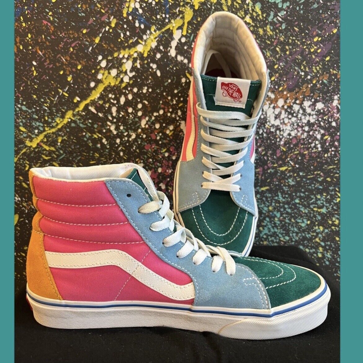 UNISEX VANS SK8 HI MULTI COLOR HIGH TOPS | eBay UNISEX VANS SK8 HI MULTI COLOR HIGH TOPS | eBay
