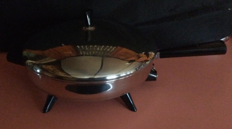 🍳 Vtg FARBERWARE Electric Skillet Fry Pan 12" With Lid & Power Cord. Model 310 