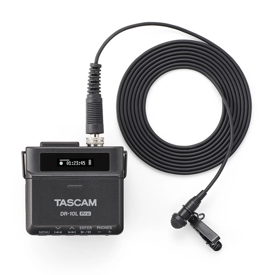 (NEW) TASCAM DR-10L Portable Digital Audio Recorder Black Pin Mike DR10L Japan - Image 3 of 4