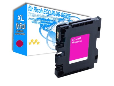 1x Gel-Patrone für Ricoh Aficio SG 3110 sfnw GC-41 Eco Plus Serie Magenta XXL