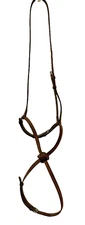 BEVAL DOUBLE STITCHED FIGURE 8 SLIDING NOSEBAND HORSE SIZE