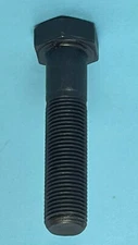 1/2"-20 x 2 1/2" (PT) Fine Grade 8 Hex Cap Screw (Bolt) Black Oxide Qty. 10 (H23