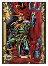 LOKI 2007 Marvel Masterpieces Gold Foil Border Parallel #51