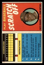 1970 Topps Scratch-Offs Baseball #7 Nate Colbert EX/MT *d16