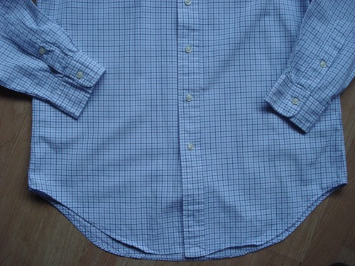 RALPH LAUREN BLUE CHECK COTTON LONG SLEEVE COLLAR BUTTON LOGO UK MEDIUM - Picture 4 of 15