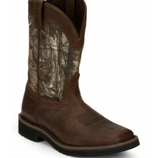 NEW MENS SMOKY MOUNTAIN BOOTS ODESSA BOOT SQUARE TOE STITCHED SIZE 11.5 EE