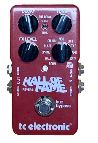 TC Electronic Hall of Fame Reverb Guitar Effect Pedal 616086502255