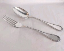 Posate x Servire Cucchiaio e Forchetta 26,5 cm SIAP Alpacca Argentata 90