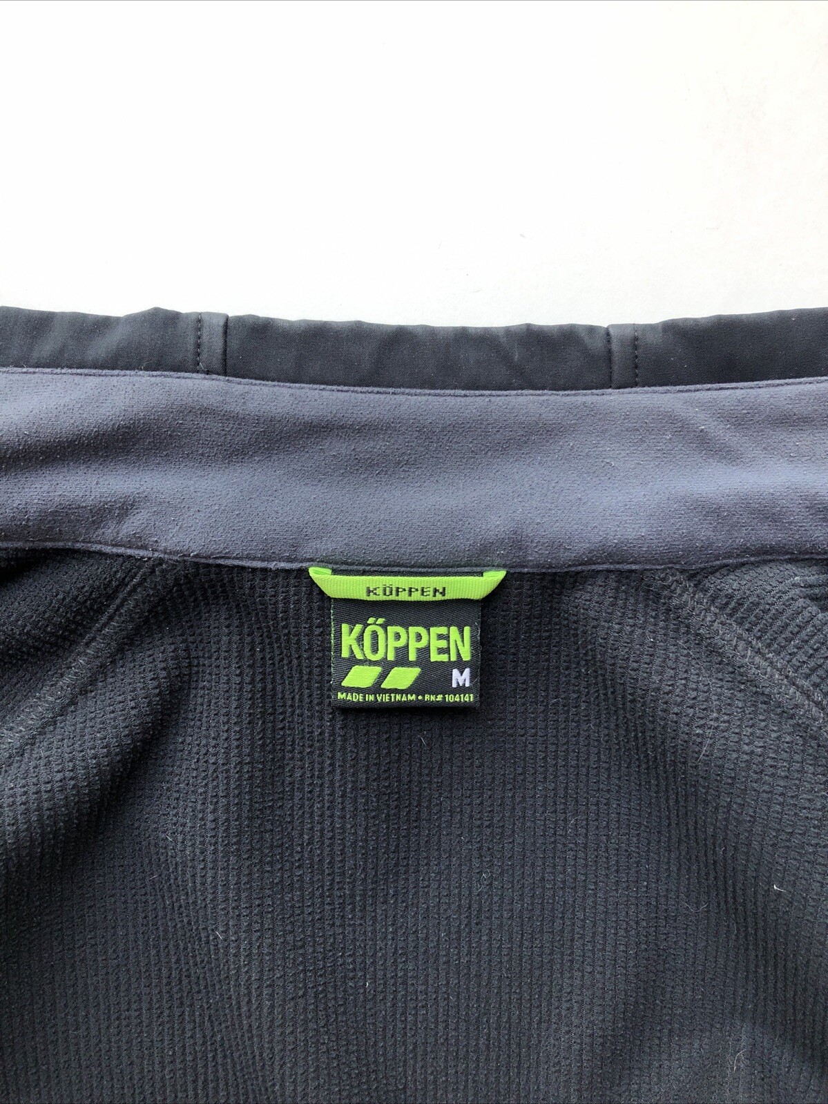Koppen Jacket Mens Black Soft Shell Polyester Gri… - image 9