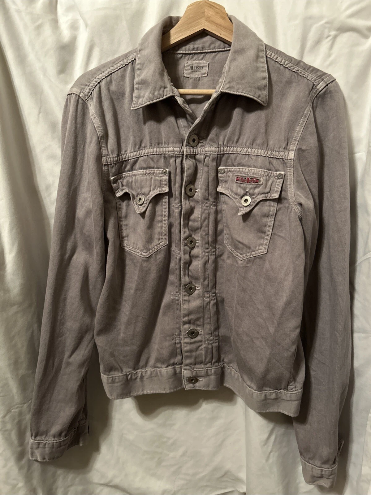 Hudson Grey Denim Jacket Small