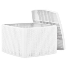 Rattan Indoor Outdoor Coffee Table Garden Furniture Bench Box Patio Side Snack