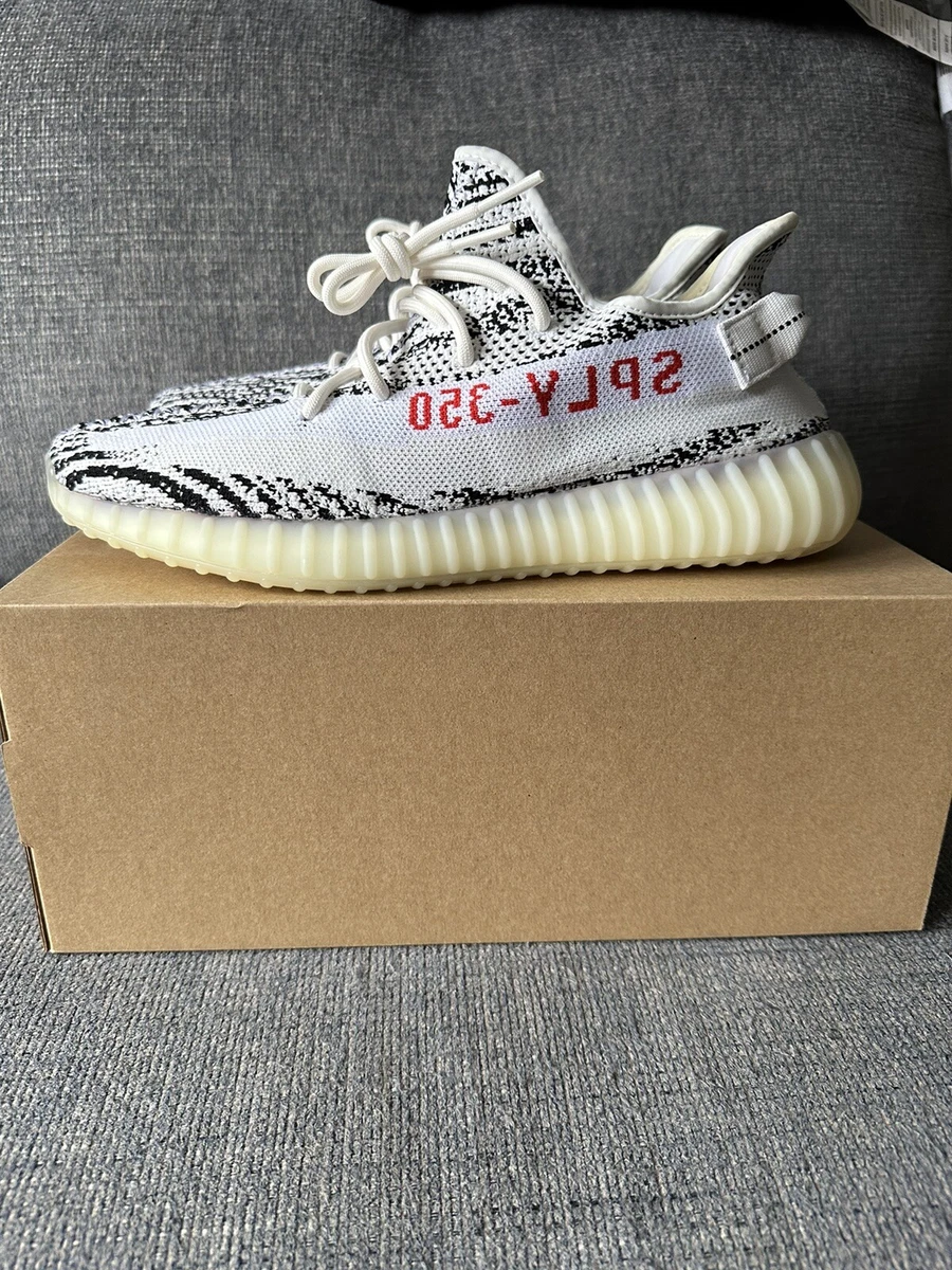adidas gazelle silver green womens Yezzy boost 350 V2 Zebra – Zeuskicks main image 0