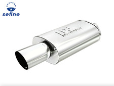 Magnaflow Ss 5 X 8 In Single Street Series Performance Muffler Dia 4in 14827 Magnaflow Ss 5 X 8 In Single Street Series Performance Muffler Dia 4in 14827