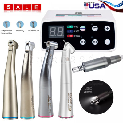 NSK Style Dental Brushless LED Electric Micro Motor/1:5 1:1 LED Optic Handpiece