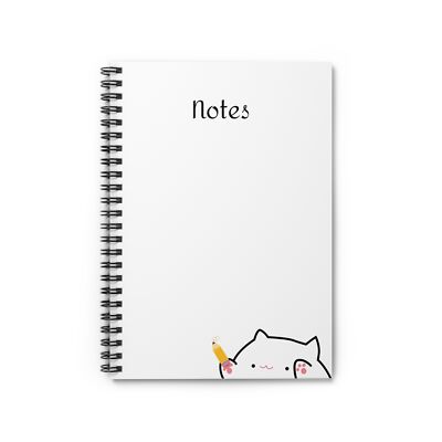 Bongo Cat Spiral Notebook