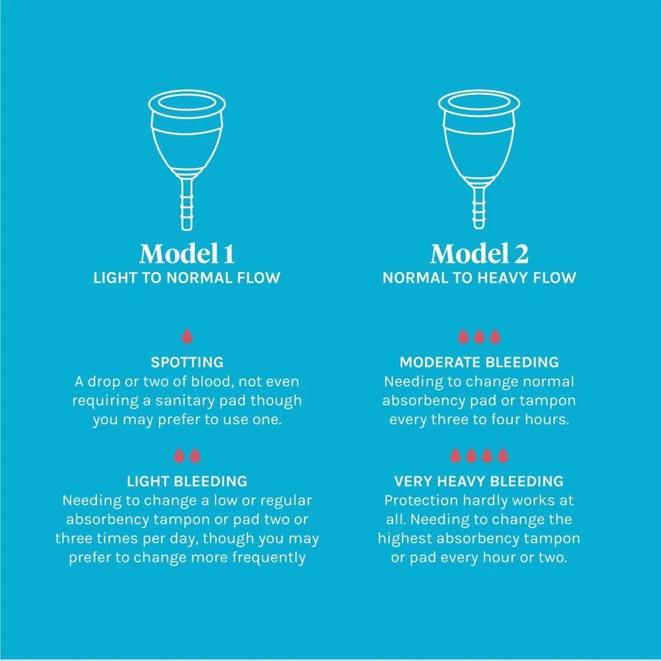 Copa menstrual Lunette transparente talla 2 Foto 3 de 4