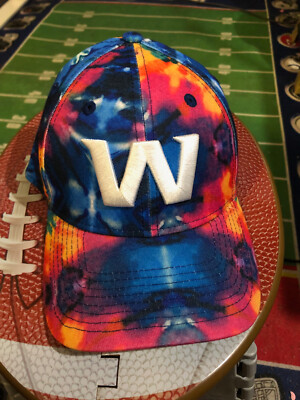 Washington Football Team NFL Crucial Catch FlexFit Hat Cap Tie-Dye  Commanders DC