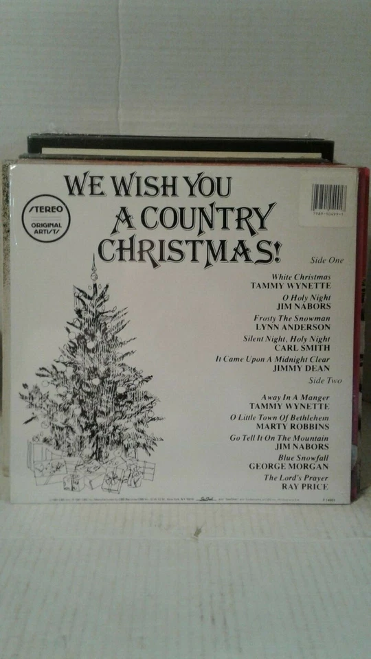 We Wish You A Country Christmas LP VG Vinyl Marty Robbins Tammy Wynette SEALED - Image 3 of 4