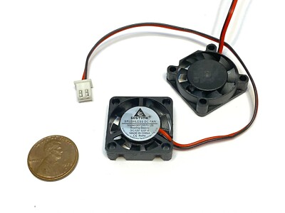 2 GDT mini Cooler 12V 2pin 2510 25x25x10mm DC Cooling Fan micro brushless wd c7