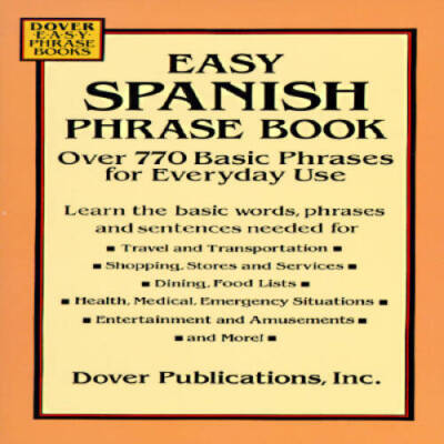 #ad Easy Spanish Phrase Book: Over 770 Basic Phrases for Everyday Use D VERY GOOD $4.08