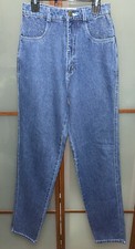 CACHE Vintage 80s USA Women's Blue Denim Studded Straight Leg Mom Jeans Size 4