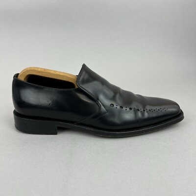 Russell & Bromley schwarze elegante Leder-Slipper Halbschuhe formelle Büroschuhe UK6