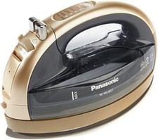 Panasonic 360  Freestyle Advanced Ceramic Cordless Iron Champagne Excellent used