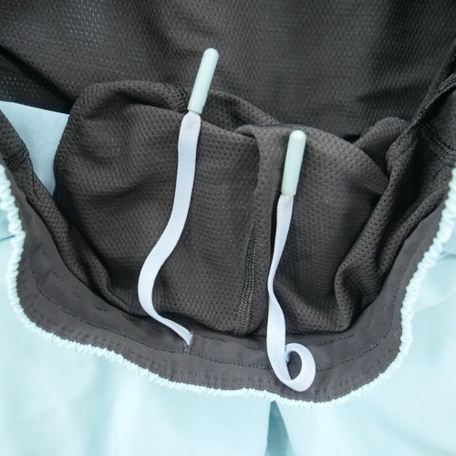 Lululemon Shorts Mens Small Blue Channel Cross 7” Swim Trunk Lined Elastic Waist - Picture 6 of 16