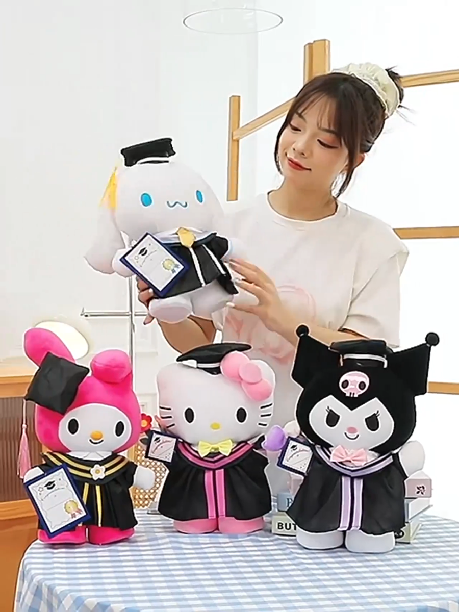 Sanrio Plush Doll 35cm Cinnamoroll My Melody Kuromi Hello Kitty