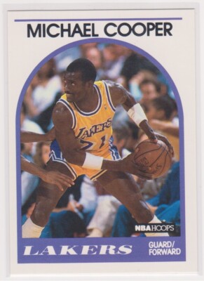 MICHAEL COOPER 1989-90 NBA Hoops Basketball Card #187 LOS ANGELES