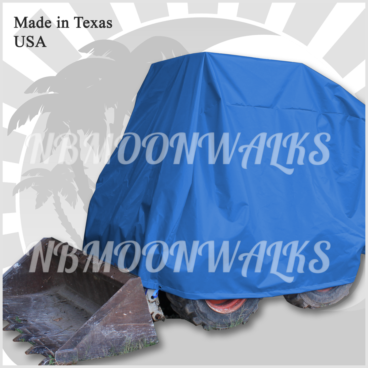 Mini Excavator Cover Fit For Bobcat Kubota John Deere Takeuchi Yanmar, Oxford Excavator Cover With Zipper Door And Reflective Strips, Waterproof Sun Rain Snow Protection - View #5