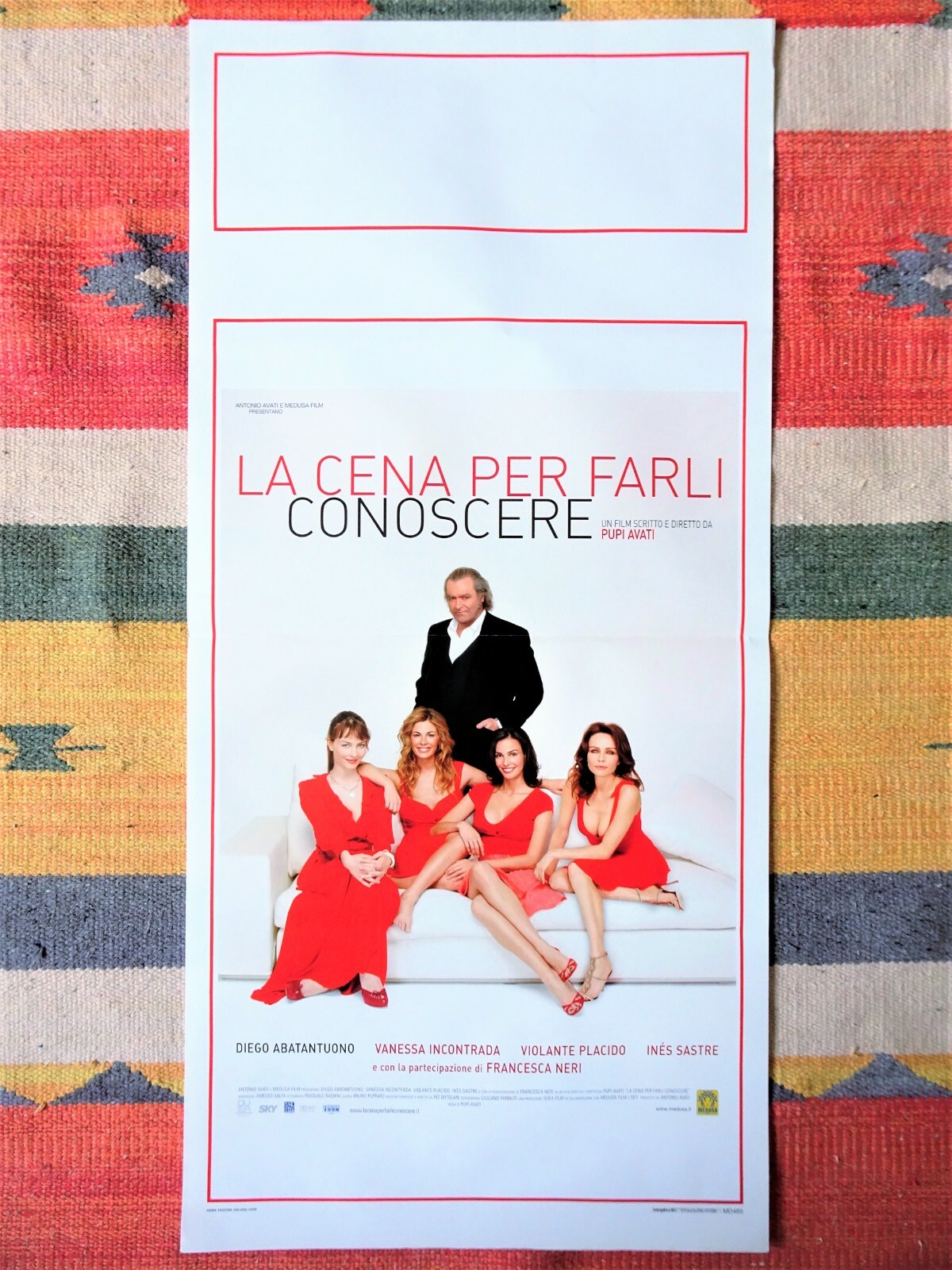 Locandina originale film La cena per farli conoscere (2007) - Regia di Pupi Avati