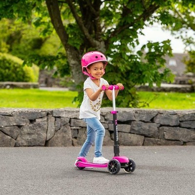 isporter mini led pink scooter