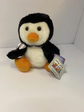 RUSS Shining Stars Penguin 7" Plush Animal Junction Star No Code 2006