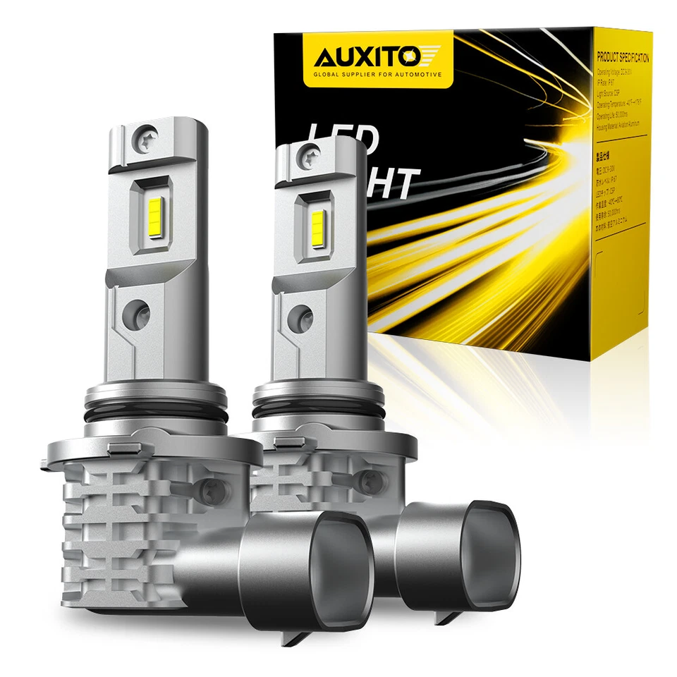 AUXITO Combo 9005+9006 LED Kit Headlight Bulbs High Low Beam White 80000LM 4/20X - Image 4 of 4