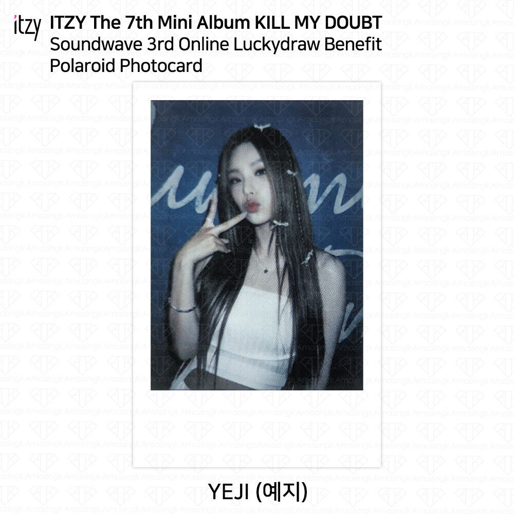 ITZY KILL MY DOUBT Soundwave 3rd Online Lucky Draw Photocard ITZY KILL MY DOUBT Soundwave 3rd Online Lucky Draw Photocard