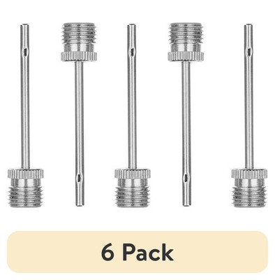 (6 pack) Athletic Works Universal Inflation Needle for Sports Ball Air Pumps