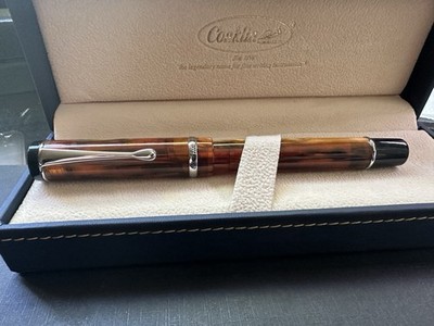 Conklin Duragraph Amber Fountain Pen 1898 With Nib 1.1