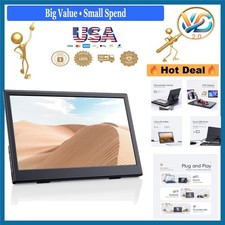 Portable 11.6 Inch HDMI USB-C Monitor with Bu...