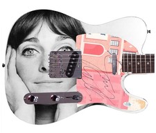 Judy Collins Signed Autographed 1/1 Custom Photo Graphics Guitar ACOA