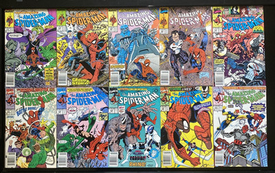 Amazing Spider Man 319, 326, 329, 330, 331, 338, 342, 344, 345 & 354  Newsstand