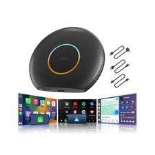 CB6 Car Video Box, 2025 Plug  Play AI Box CarPlay, Wireless CarPlay Adapter/...