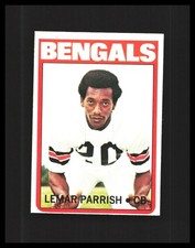 1972 Lemar Parrish Topps High Number #307 Cincinnati Bengals EX-VG