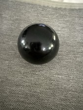 Black Shift Knob Brass Insert Hot Rod Truck Industrial Threading Info In Picture