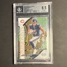 2024 Panini Illusions Rome Odunze #10 Rookie Emerald Illusionists Bears BGS 8.5