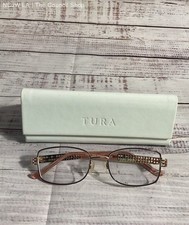 Tura R141 Rose Gold 50-17 135 Rose Gold Diamond Edges Frames Only