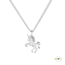 Yafeini Collana Unicorno In Argento Sterling 925 - Ciondolo Portafortuna Per Donne E Ragazze, Idea Regalo, Ipoallergenico